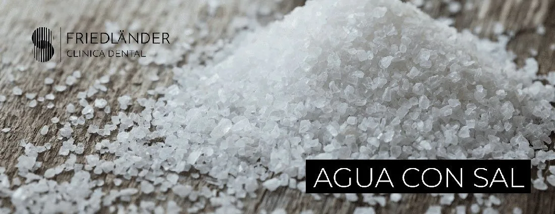 agua con sal para el dolor de muelas