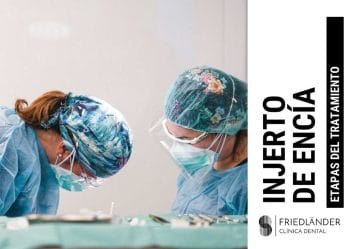 evolución de un injerto de encía