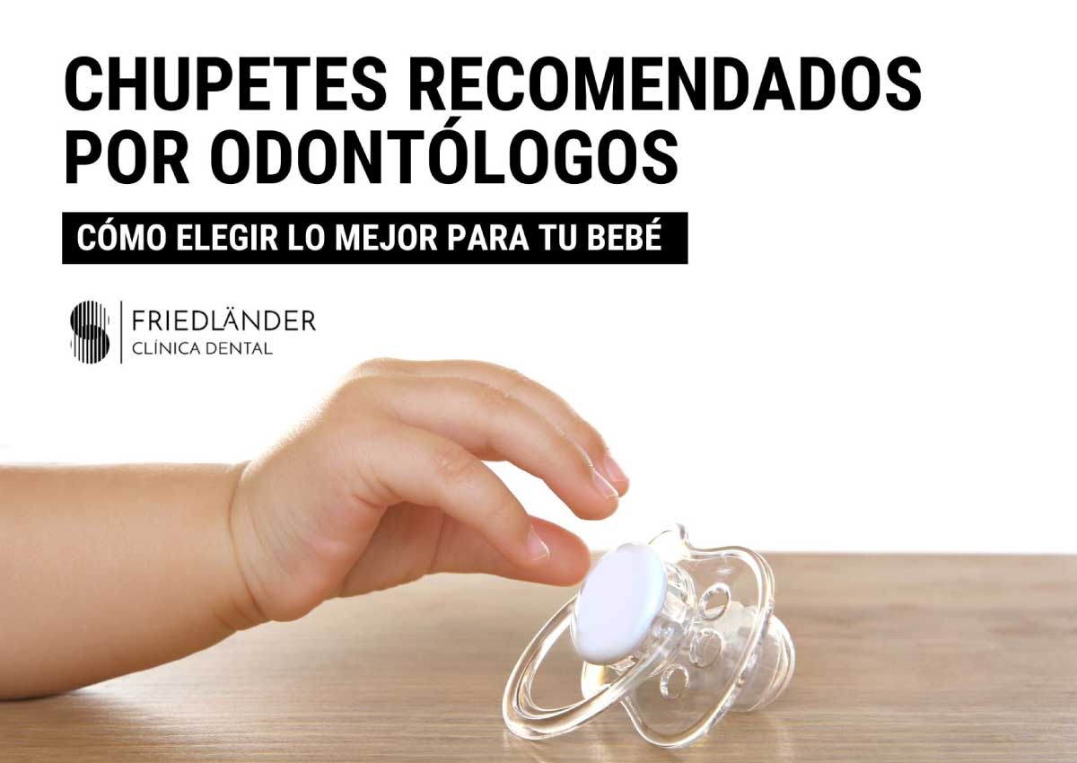 chupetes recomendados por odontólogos